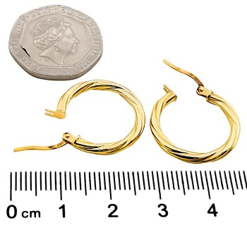 9ct Gold 0.8g Hoop Earrings